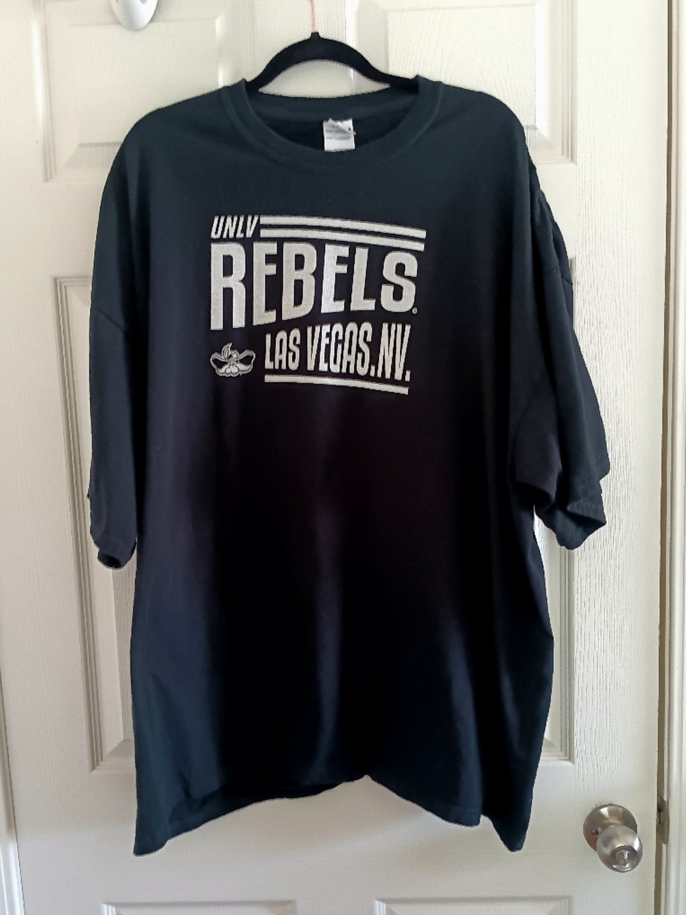 Gildan 4X Black Unlv Rebels Tee